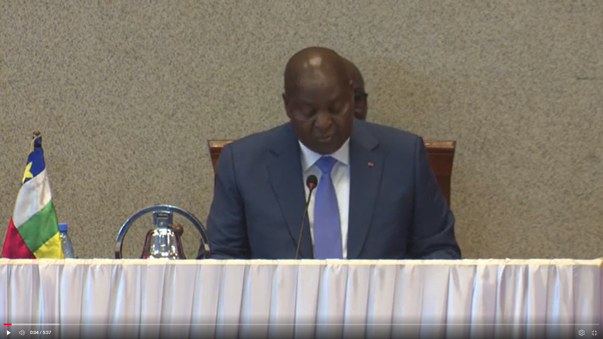 Extrait de discours du Président de la République, Chef de l'Etat sur l'état de la Nation.